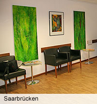 Wartezimmer der Praxis in Saarbrücken