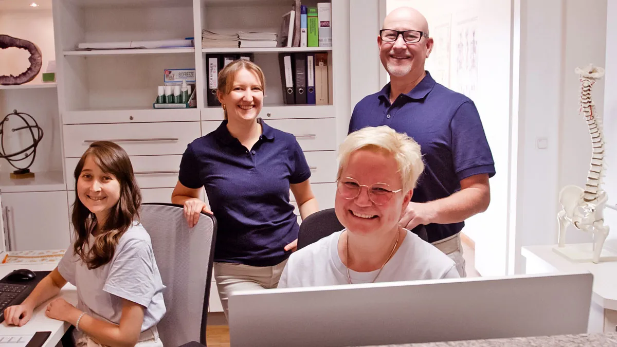 Team der Chiropraxis Peter Holmann in Saarbrücken