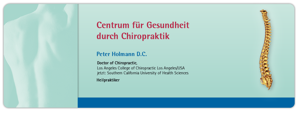 Chiropraxis Holmann, Saarbrücken / Saarland, Heilpraktiker - Chiropraktiker
